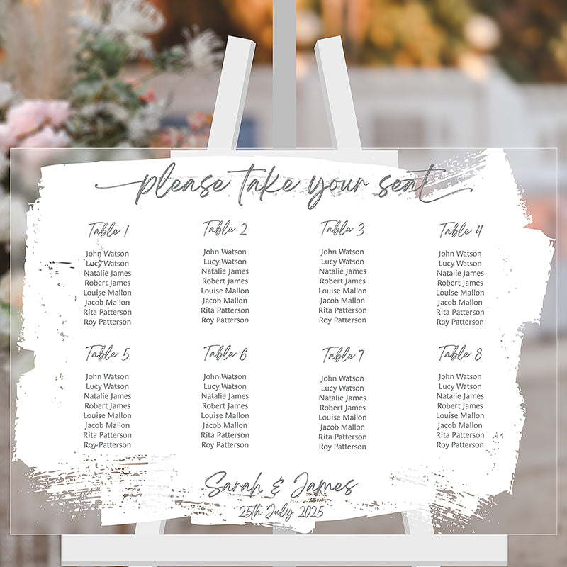 Printed Wedding Seating Chart - Printed Wedding Sign - outlet Wedding Seating Chart - Custom Seating Chart Sign - Personalized Seating Chart