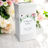 Floral Arch Personalised Wedding Post Box