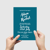 Coastal Destination Wedding Invitation