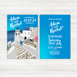 Greek Destination Wedding Invitation