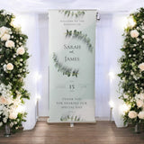 Eculayptus Wedding Roller Banner, Wedding Welcome Banner, Personalised Wedding Banner, Made to Order Banners, Bespoke Designs, Roller Banner